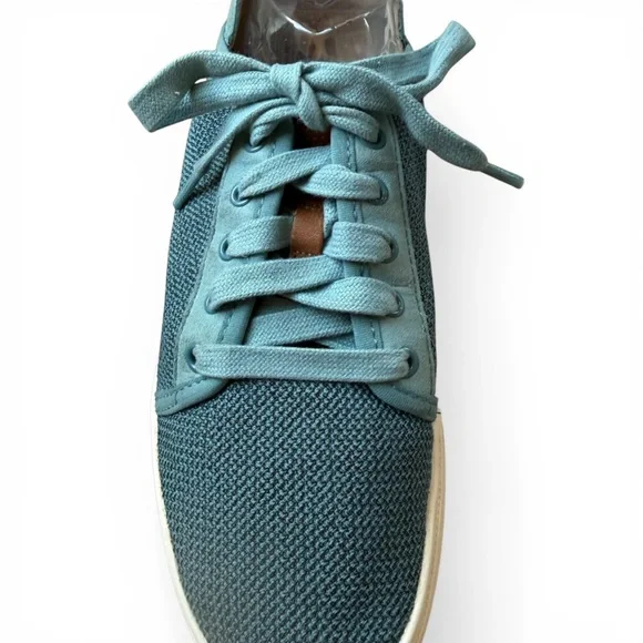 OluKai Pehuea Li Sneakers W9 Teal Blue Lace Up Low Top Comfort Casual - Picture 7 of 9